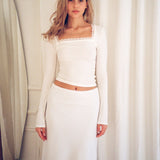 Brandy Top - White
