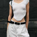 Viktoria Square Belt - Black
