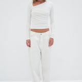 Leona Jeans - White