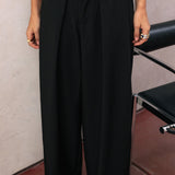 Arden Belted Trousers - Black