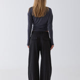 Marlo Top - Charcoal