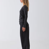 Mira Tailored Pant - Charcoal