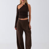 Sloane Convertible Top - Brown