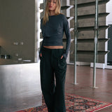 Marlo Top - Charcoal