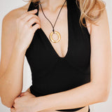 Circle Necklace - Gold