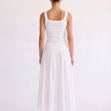 Isadora Midi Skirt - White
