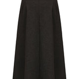 Cate Belted Skirt - Grey