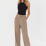 Malene Pants - Dark Tan