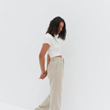 Wool Malene Pants - Sand