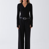 Demi Zip Top - Black