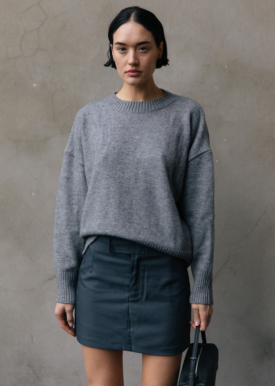 Arabella Knit Jumper - Grey