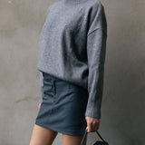Tina Mini Skirt - Grey