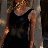 Knit Midi Dress - Black