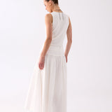 Isadora Midi Skirt - White