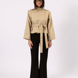 Cropped Trench - Beige