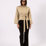Cropped Trench - Beige