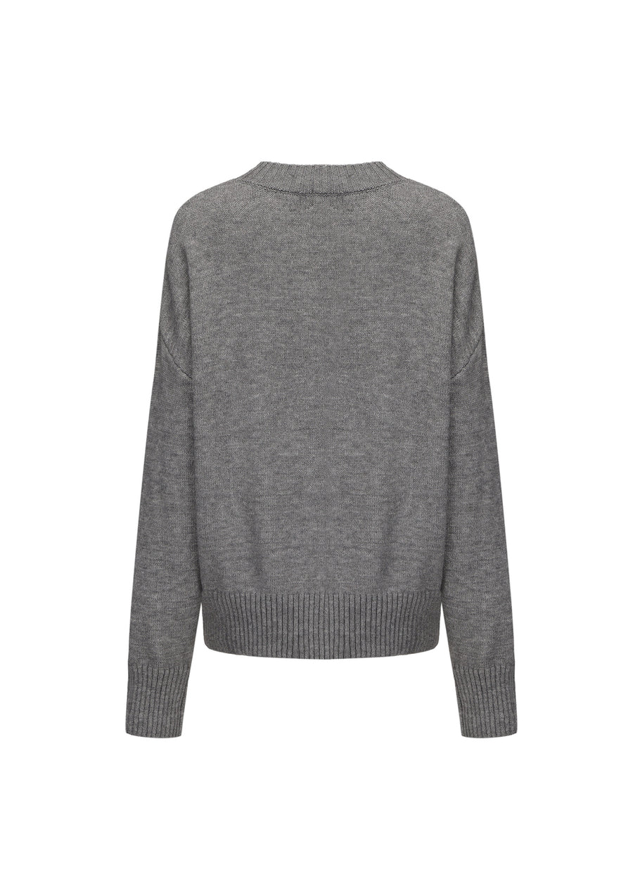 Arabella Knit Jumper - Grey