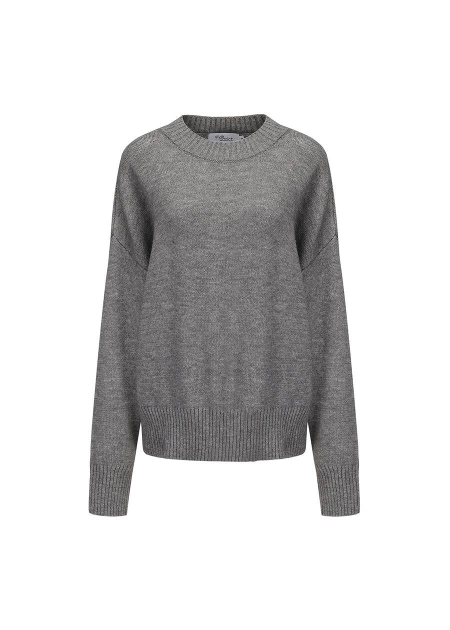 Arabella Knit Jumper - Grey